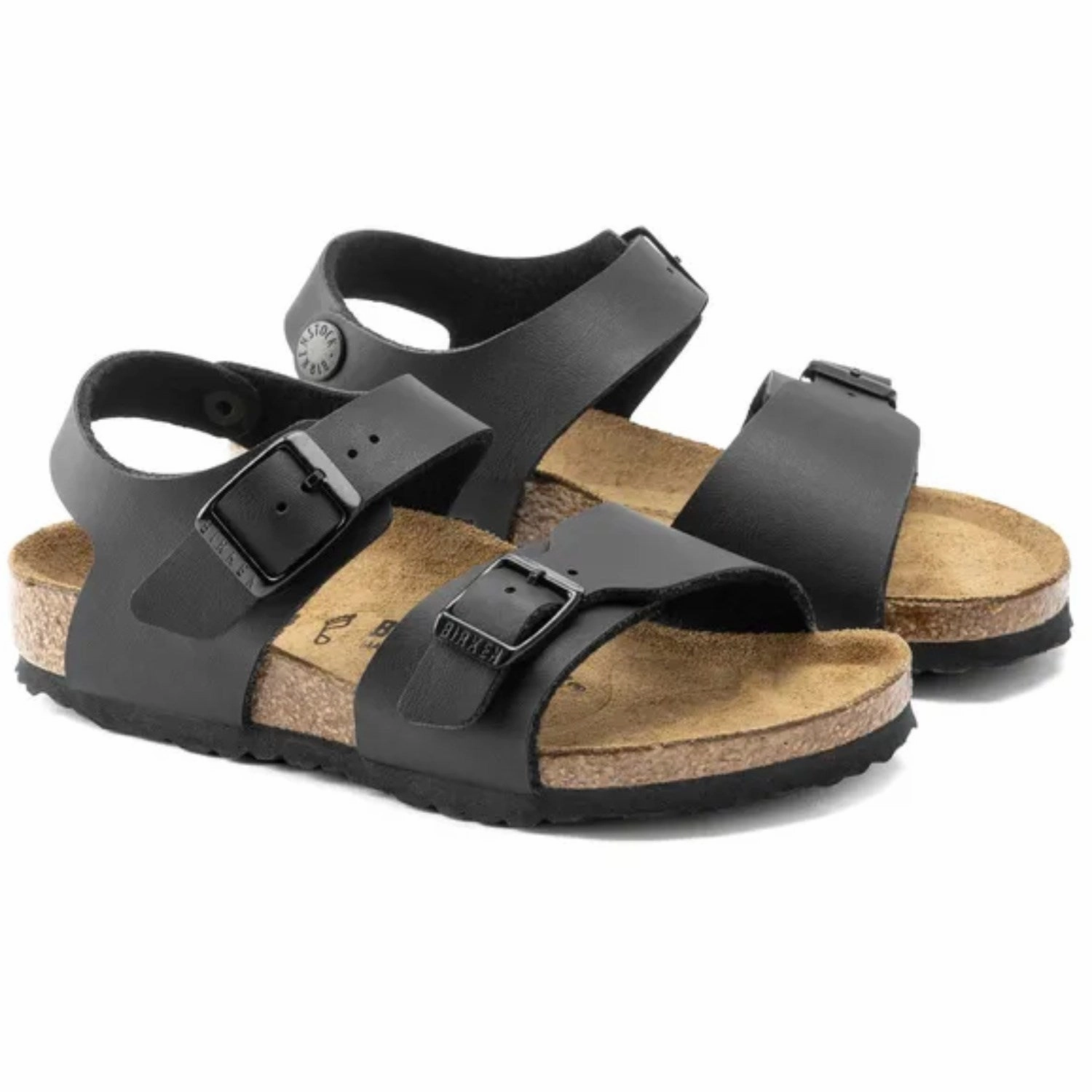 Slip Walk Stain Resistant Birkenstock New York Kids BF Black