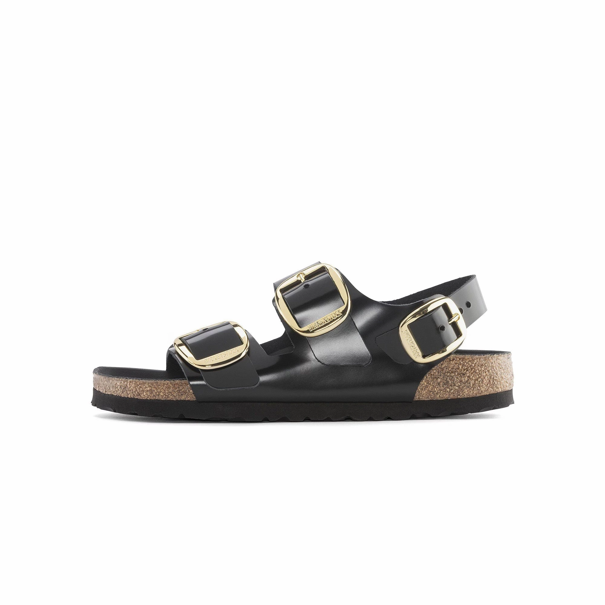 Birkenstock Womens Milano Big Buckle Slippers Arch Support Shoes