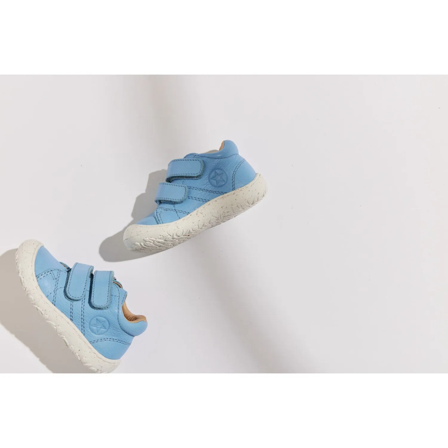 Daily Training Bisgaard Azure Blue Barefoot Hale V First Step Shoe