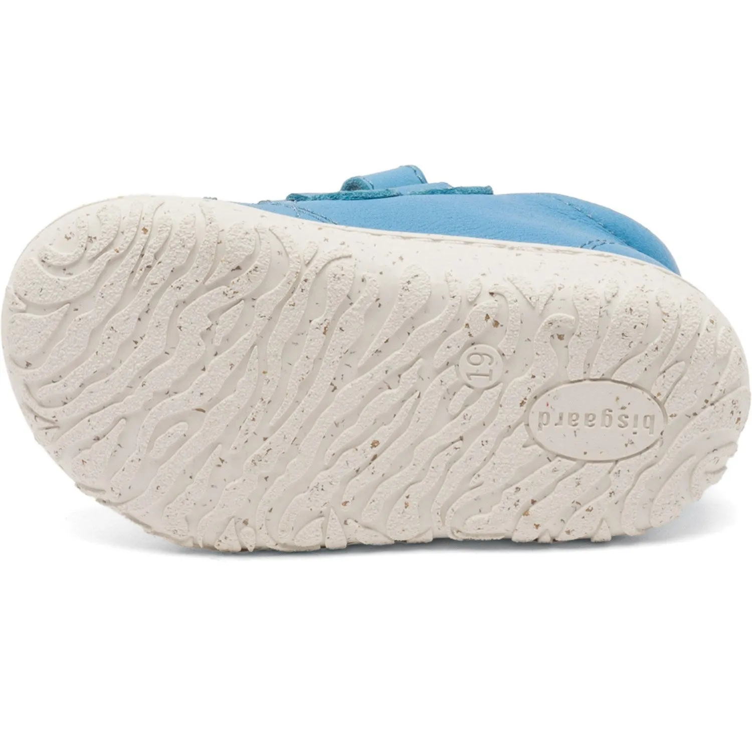 Bisgaard Azure Blue Barefoot Hale V First Step Shoe Stretchable Fabric