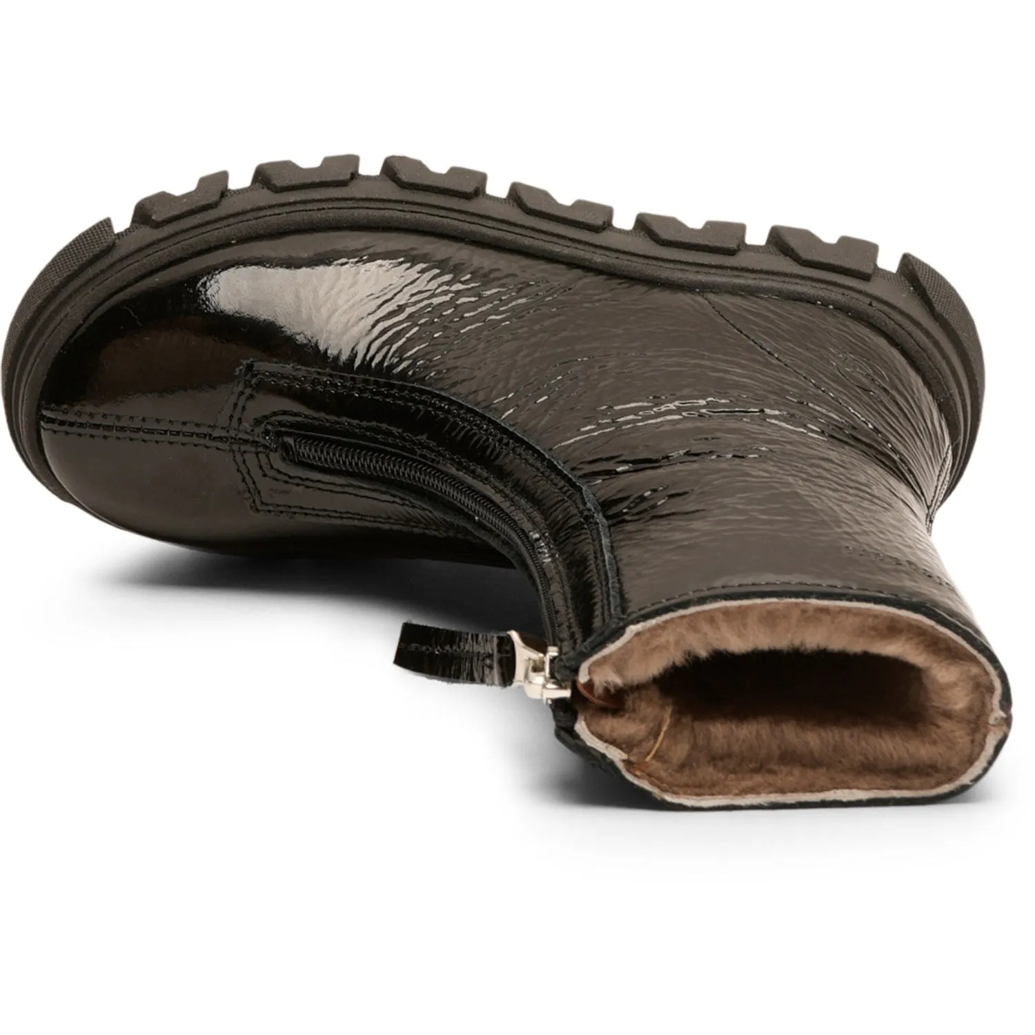 Stable Ankle Bisgaard Black Patent Nomi Lamb Bootr