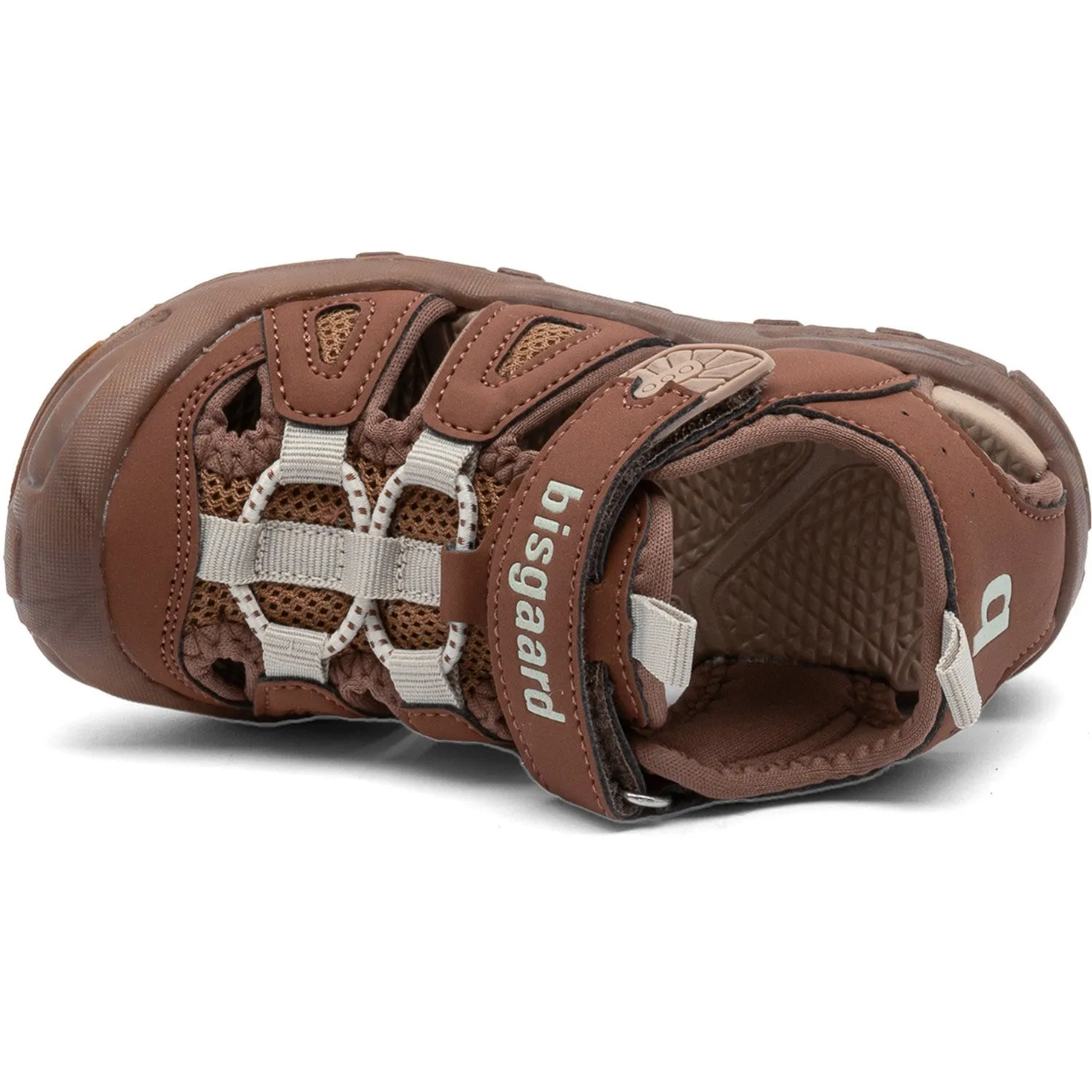 Bisgaard Chocolate Parker Velcro Shoe Workout Flow Temperature Regulating Liner