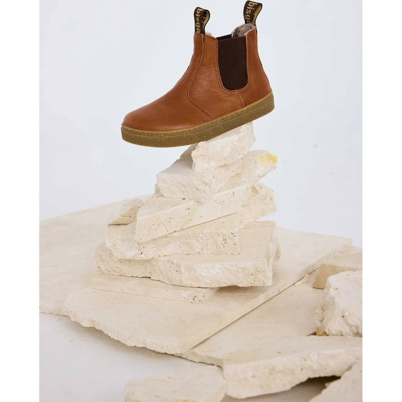 Dry Interior Comfortable Heel Counter Bisgaard Cognac Barefoot Ene Lamb