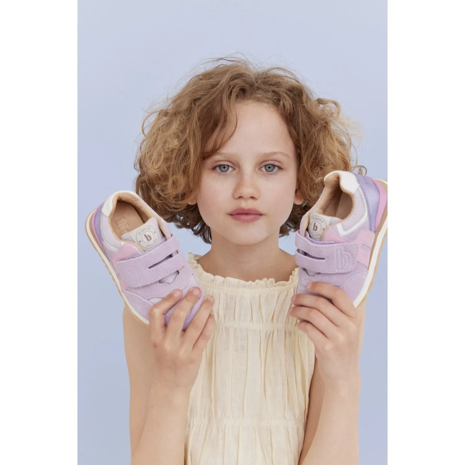 Bisgaard Heather Winston Velcro Shoe Hydrophobic Fabric Treatment Athletic Sneakers