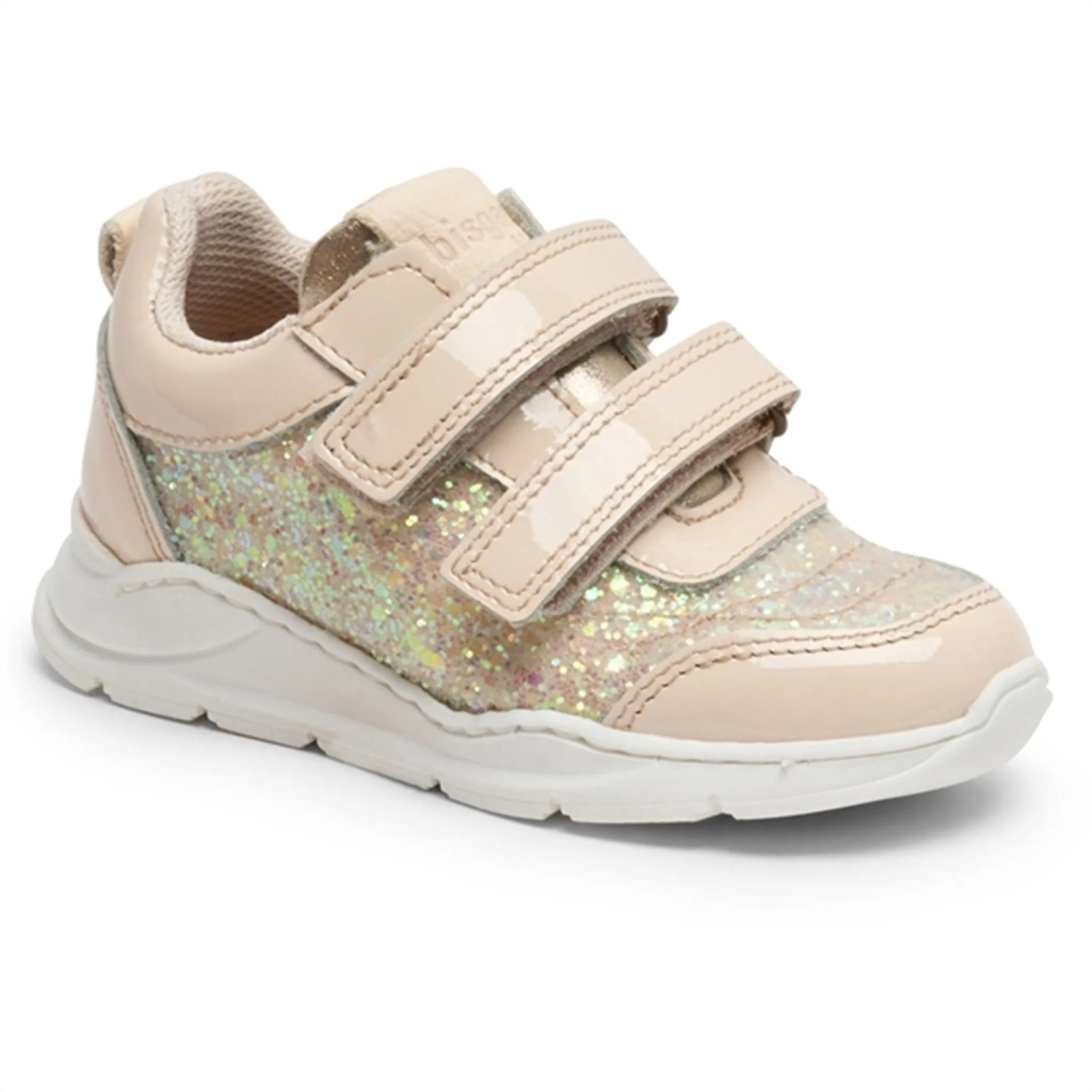 Bisgaard Jess Velcro shoe Patent Vanilla Low Key
