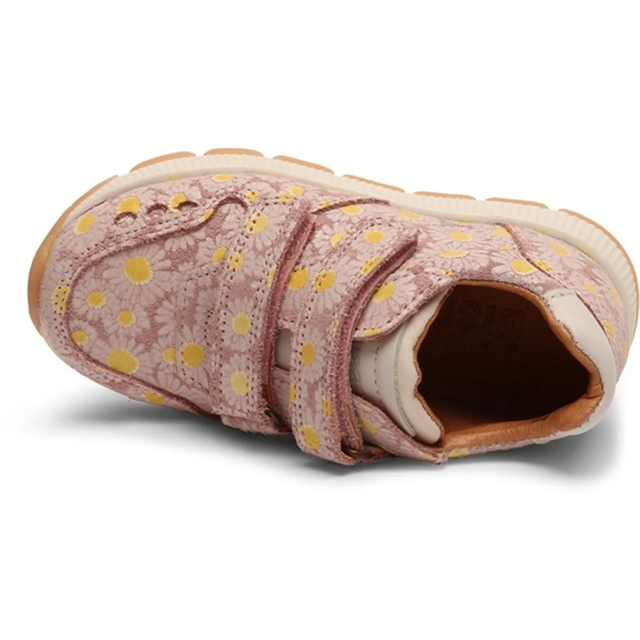 Woven Upper Technology Daily Support Bisgaard Luka V Velcro Shoe Rose Flowers