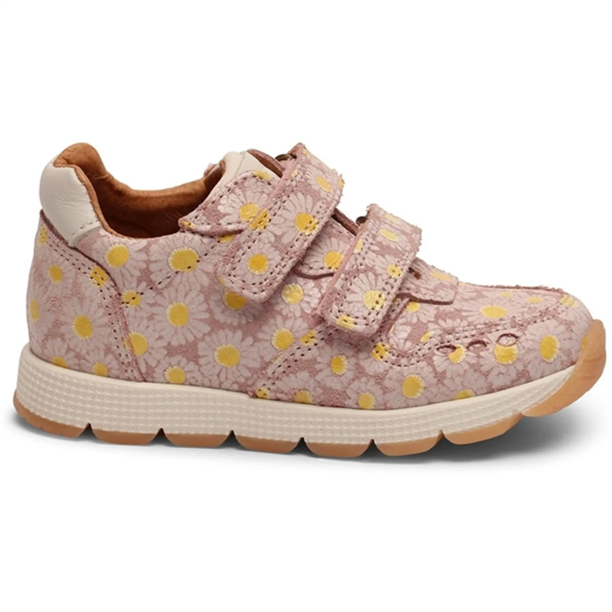 Bisgaard Luka V Velcro Shoe Rose Flowers Sustainable Footwear Technology