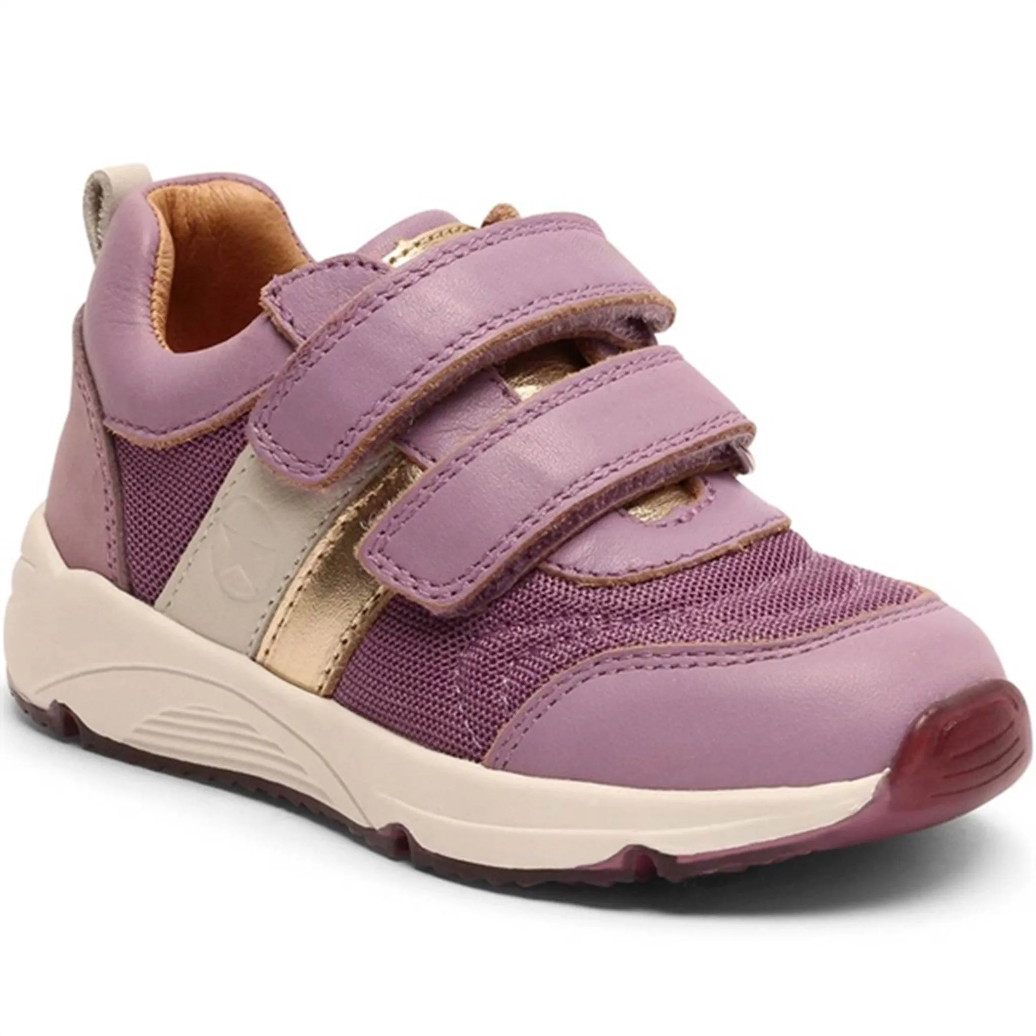Easy   To   Clean Classy Touch Bisgaard Matti S Velcro Shoe Purple