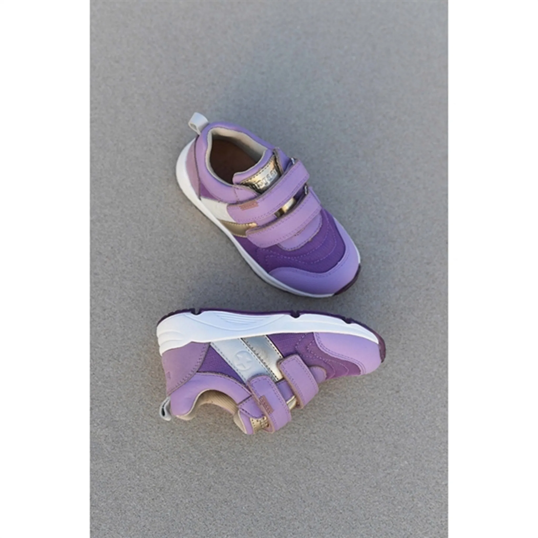 Bisgaard Matti S Velcro Shoe Purple Weekend Trail Comfort seekers