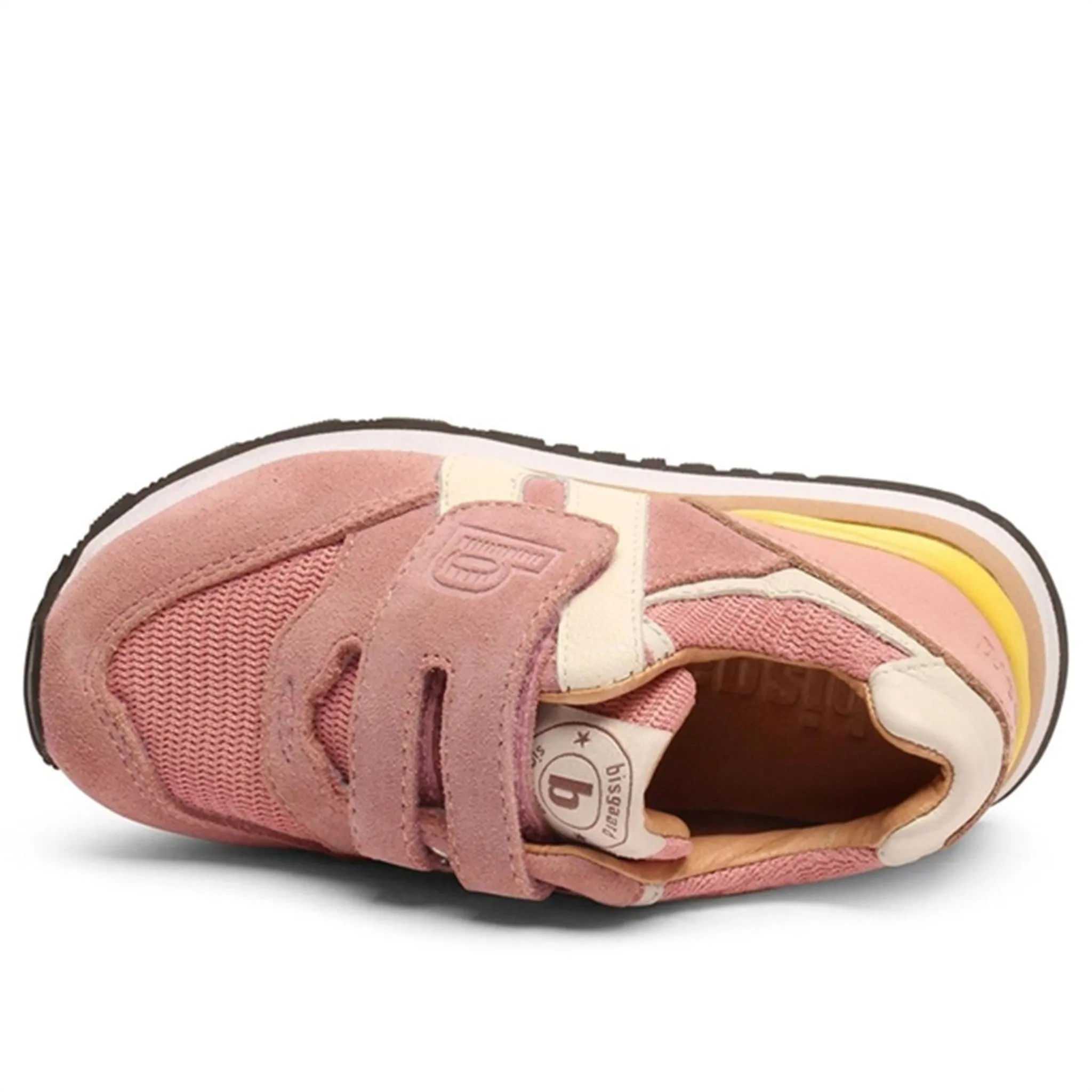Bisgaard Winston S Velcro Shoe Blush Simple Outline