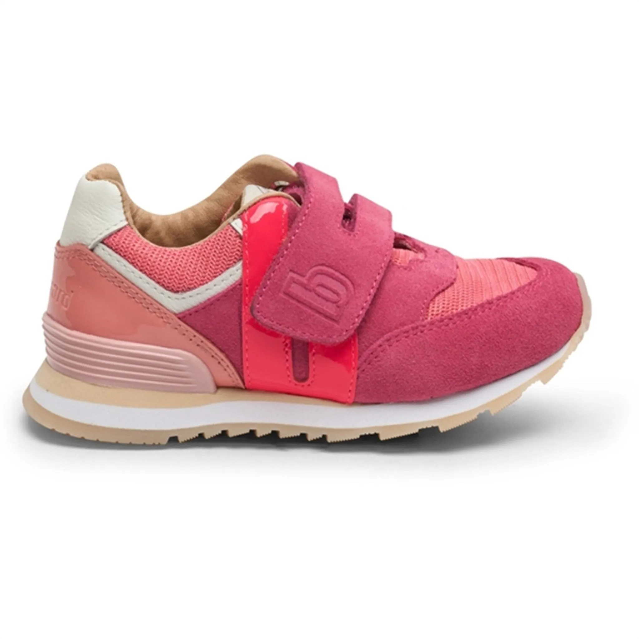 Streetwear Bisgaard Winston Velcro Shoes Fuxia