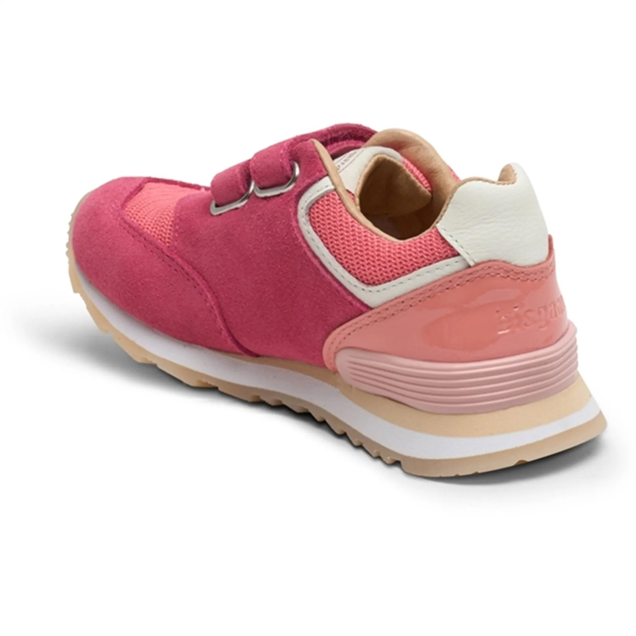 Bisgaard Winston Velcro Shoes Fuxia Active Cushion Mesh