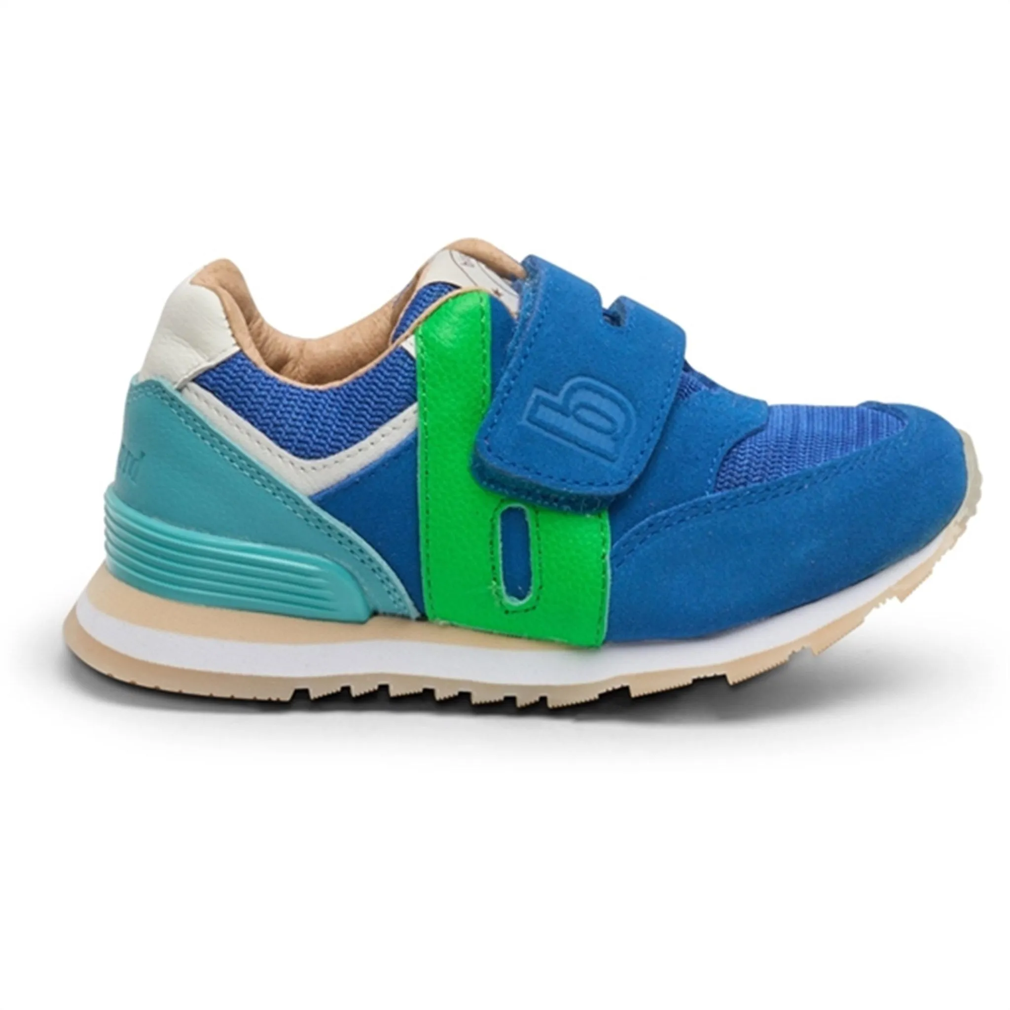 Bisgaard Winston Velcro Shoes Royal Blue Strong Stride