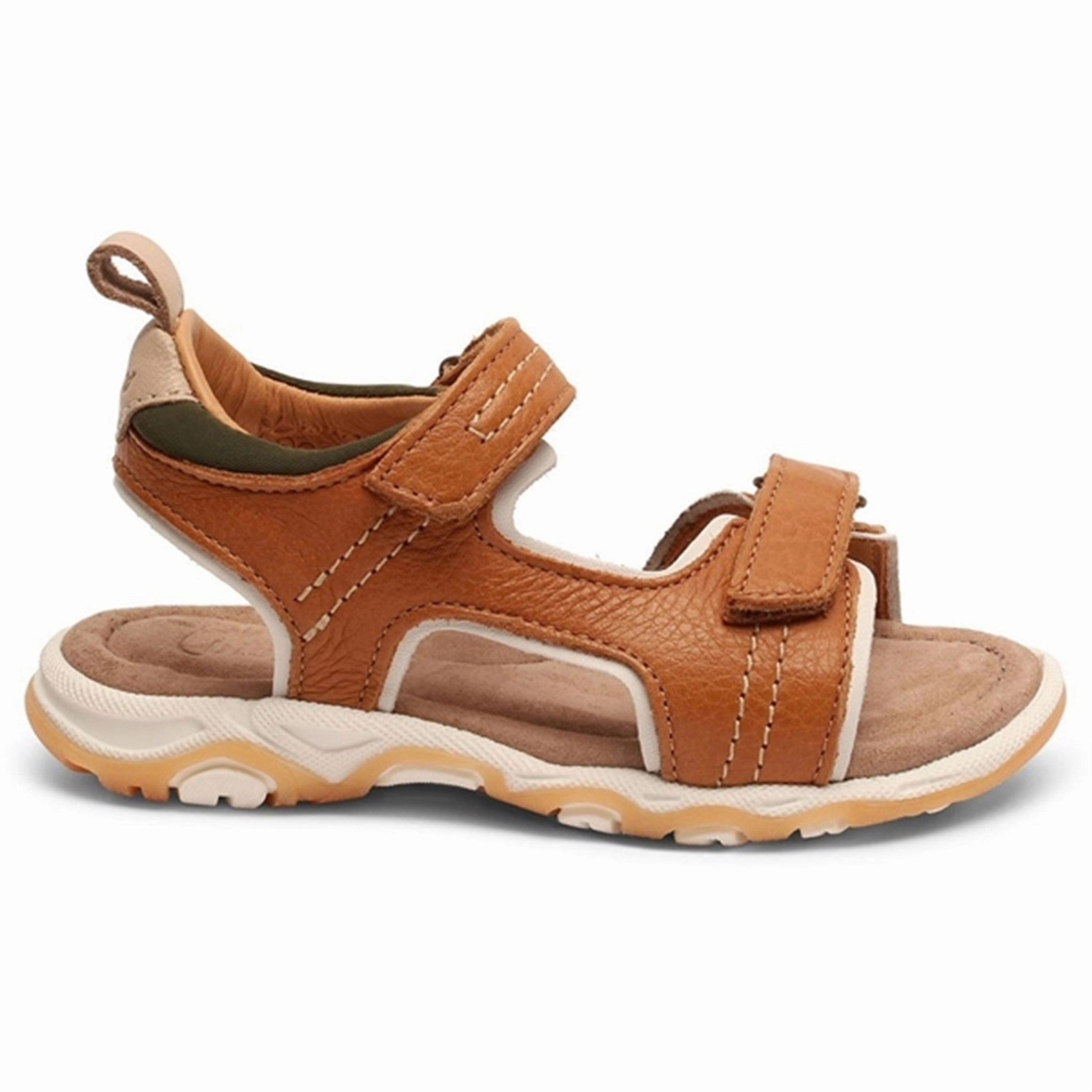 Sustainable Production Method Slip-On Style Bisgaard Adam Sandal Cognac