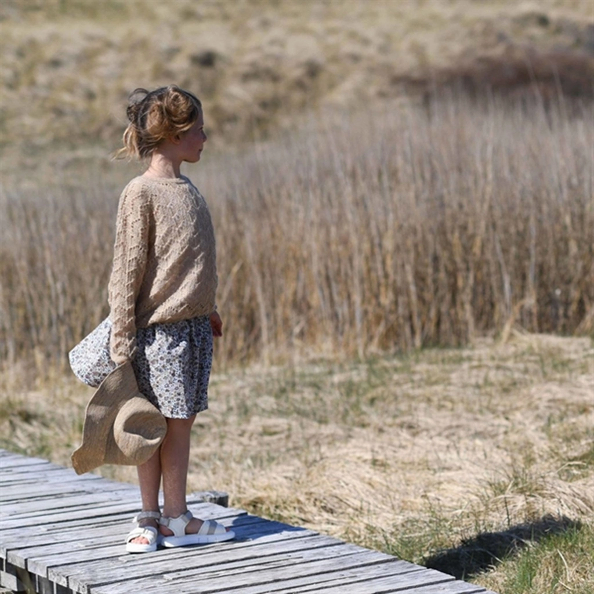 Relaxation Step Stretchable Bisgaard Ally Sandal White