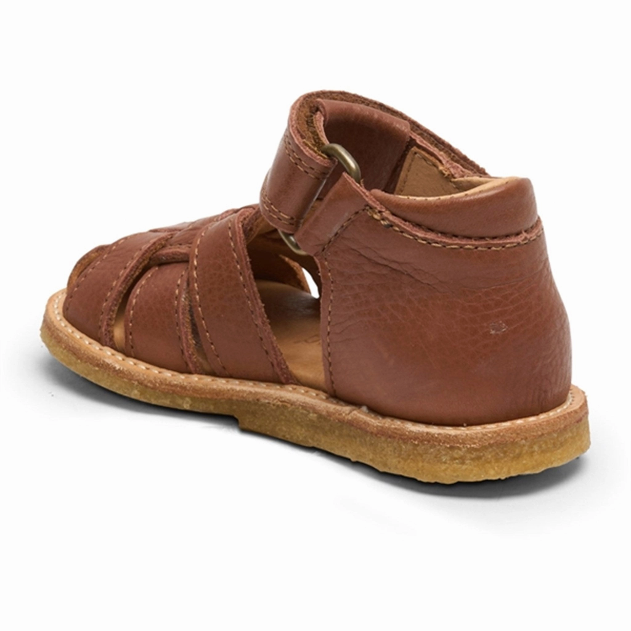 Bisgaard Ami Sandal Cognac High-Quality Material Back Help