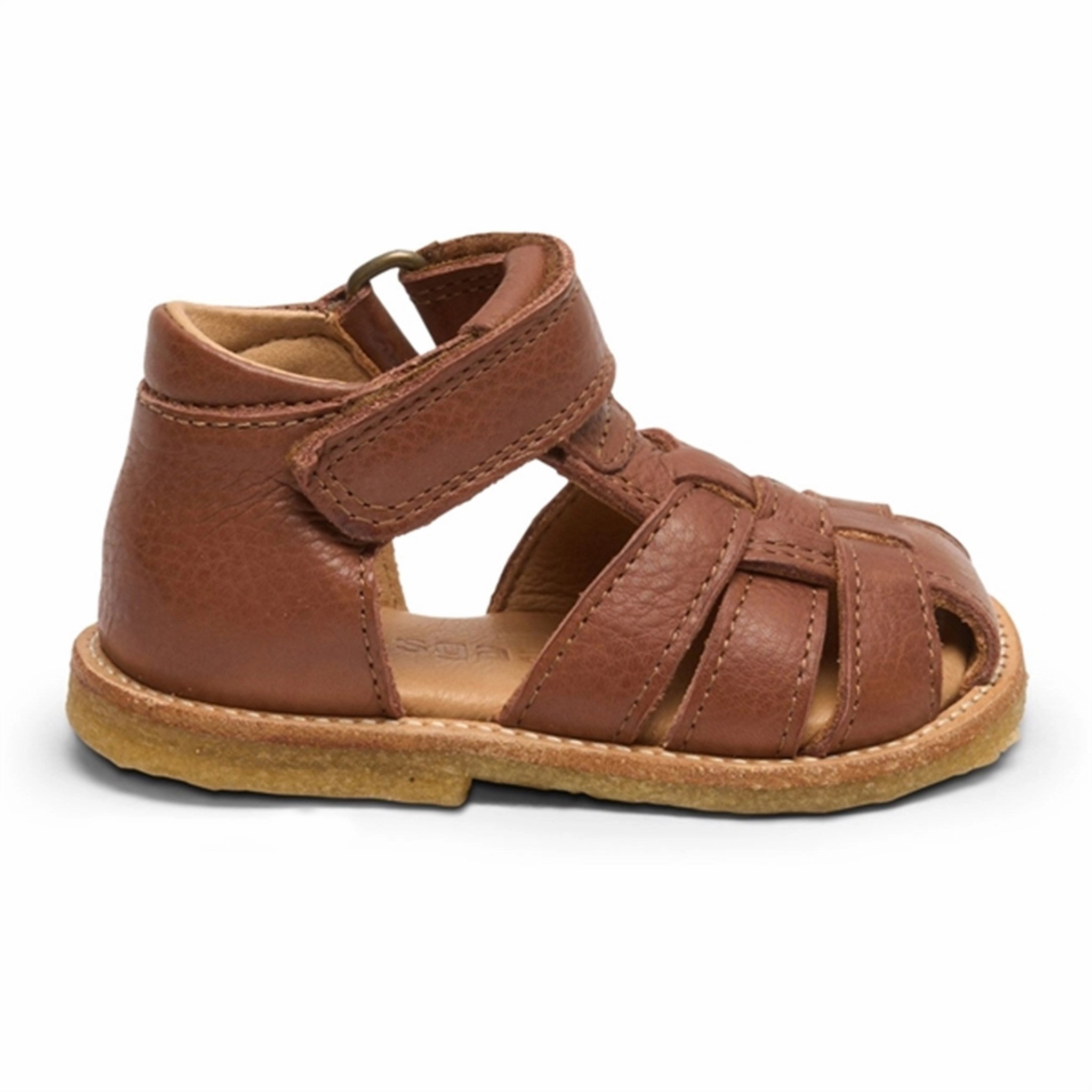 Bisgaard Ami Sandal Cognac Wide fit Flexible Build
