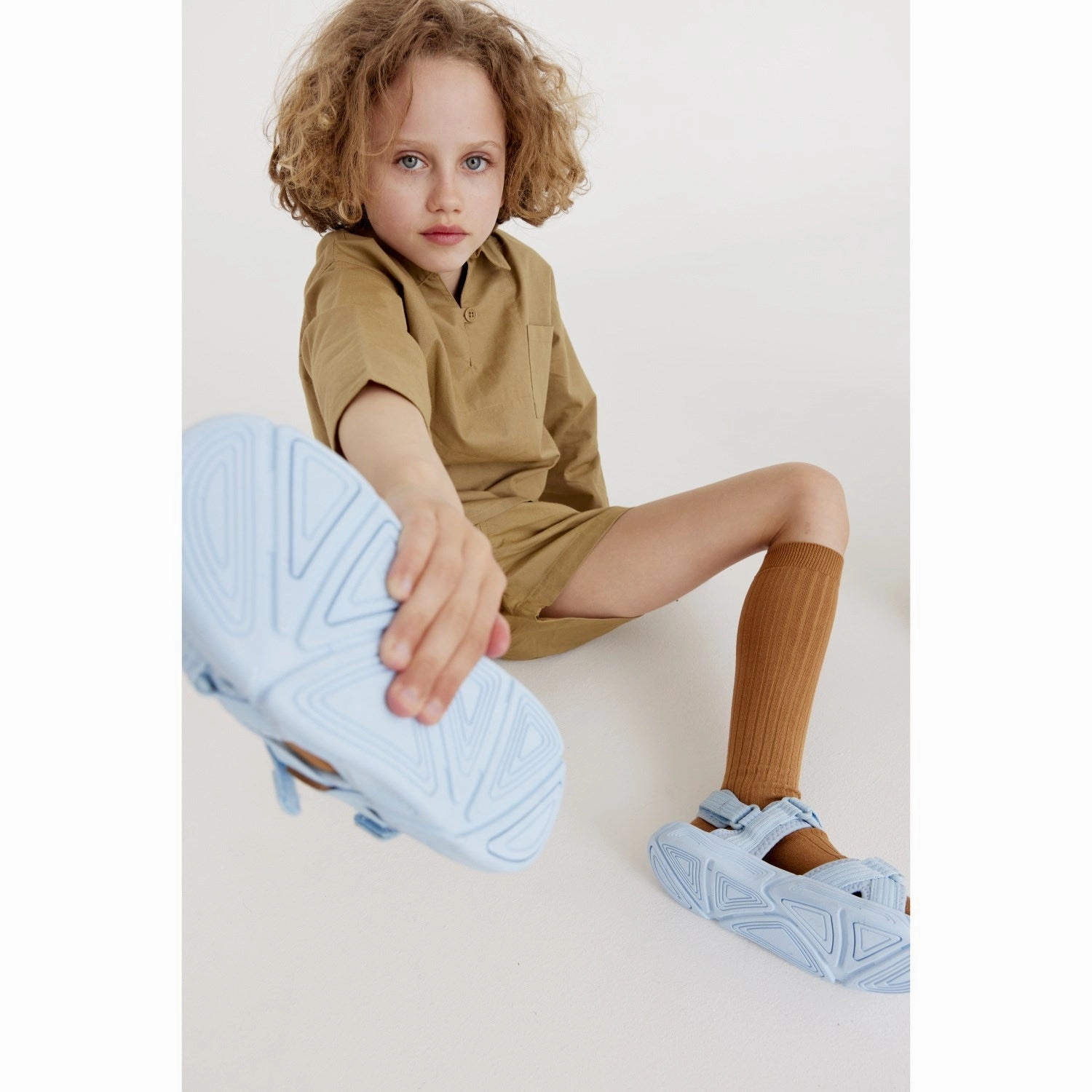 Casual Footwear Ergonomic Fit Bisgaard Baby Blue Louis Sandal