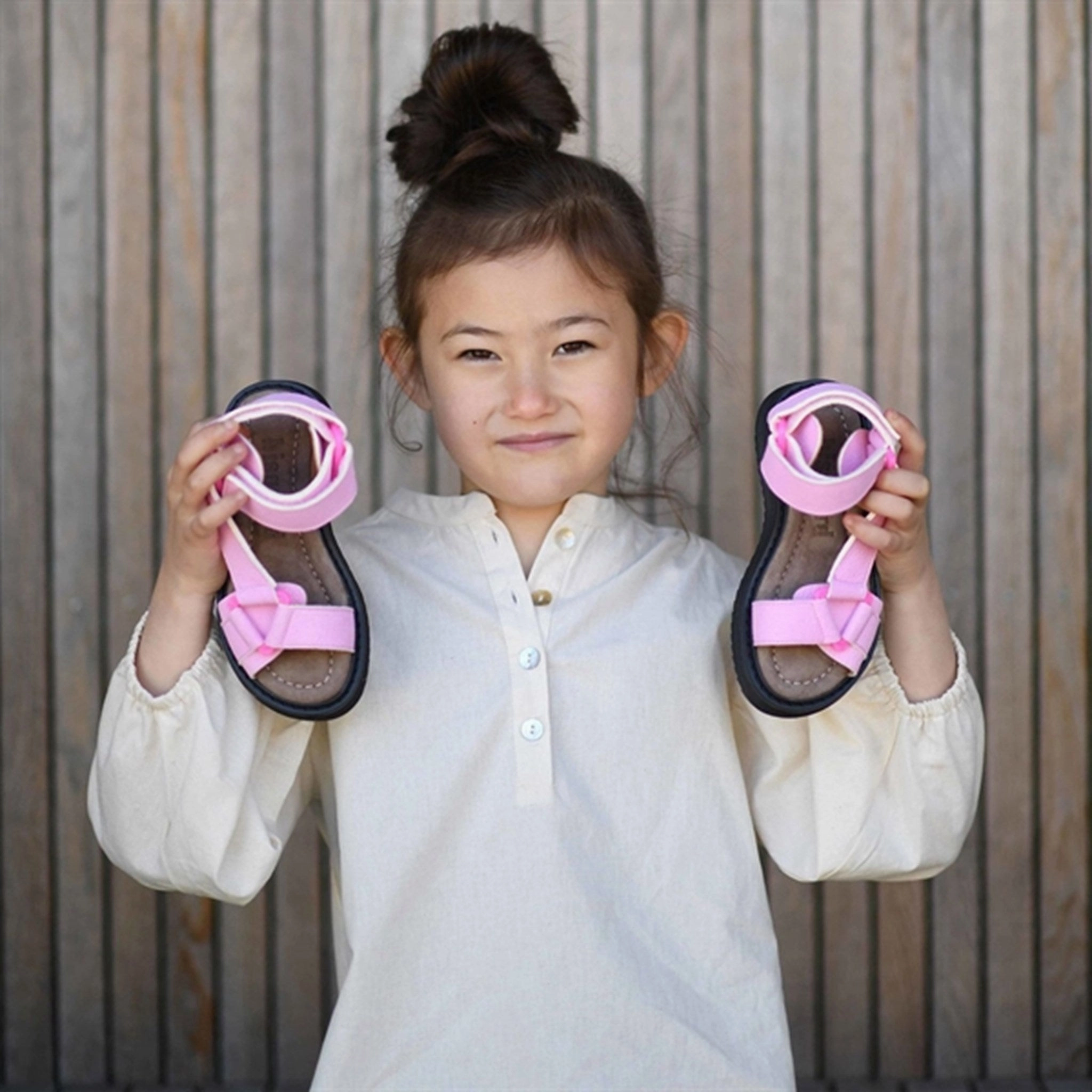 Bisgaard Betina Sandal Pink Shock Resistant