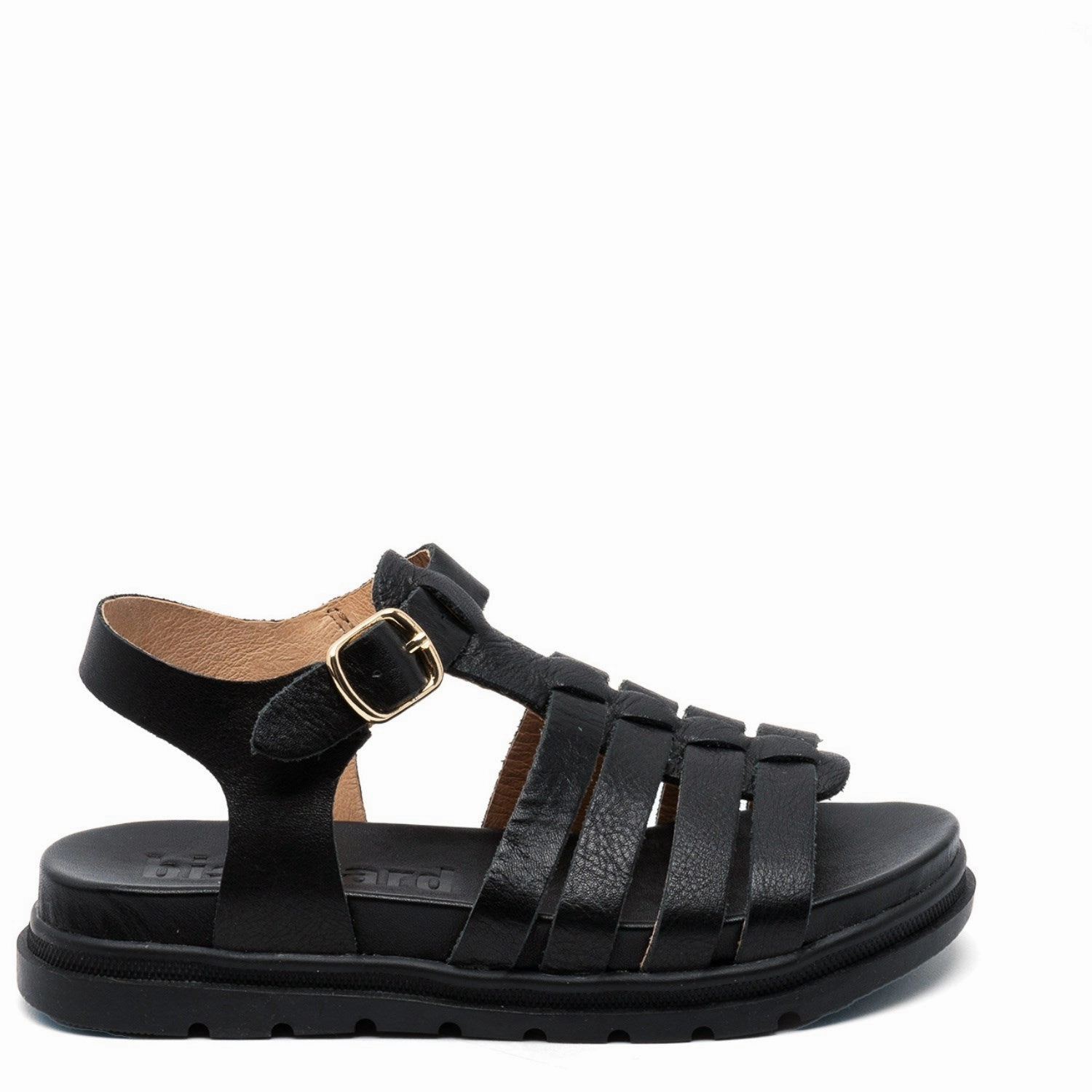 Bisgaard Black Bera Sandal Comfortable elasticity rubber