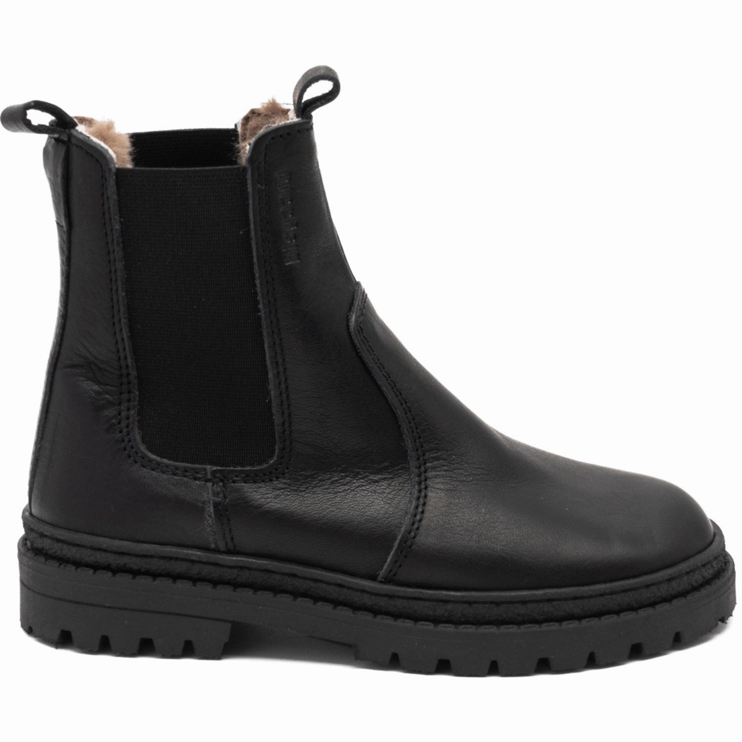 Open Toe Design Bisgaard Black Neo Lamb Boot