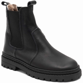 Bisgaard Black Neo Lamb Boot Good Arch Support High   Quality Leather