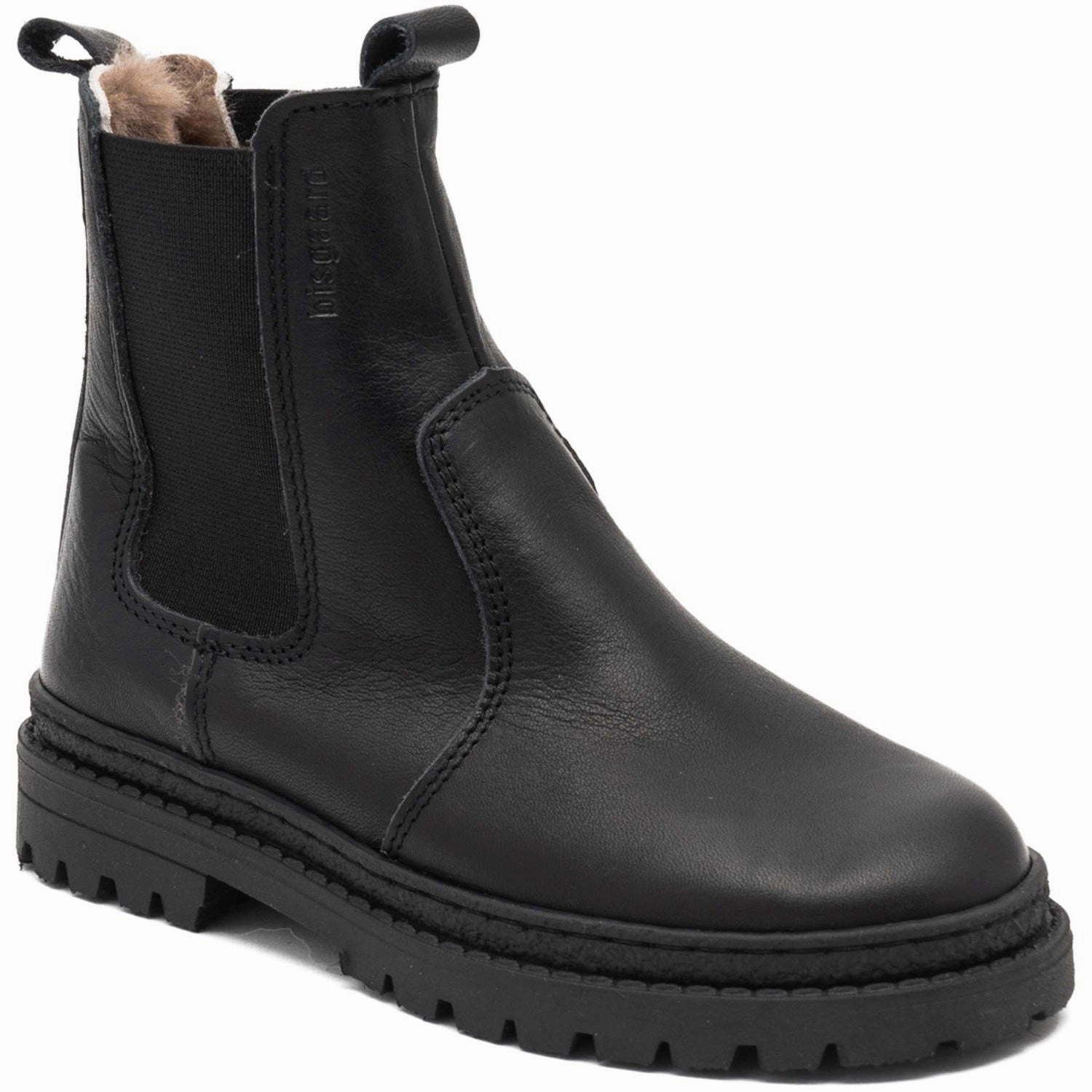 Bisgaard Black Neo Lamb Boot Good Arch Support High   Quality Leather