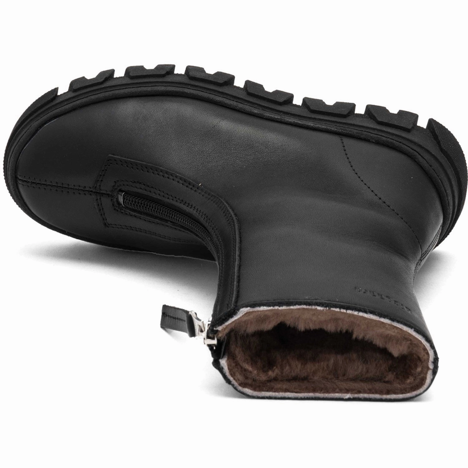 Bisgaard Black Nomi Lamb Boot Ergonomic Footbed