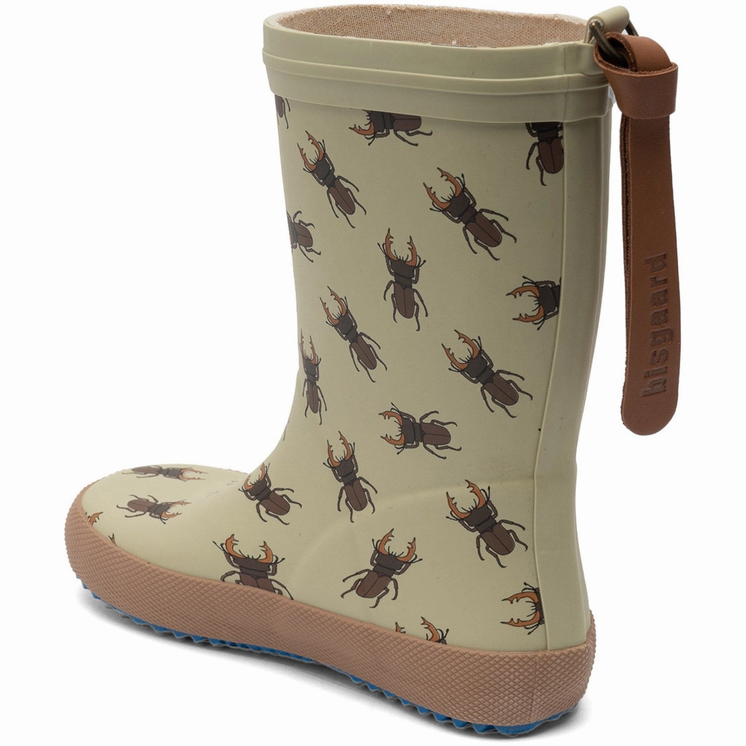 Bisgaard Brown Beetles Fashion Rubber Boots Cushioned Step Urban Commute Summer Hike