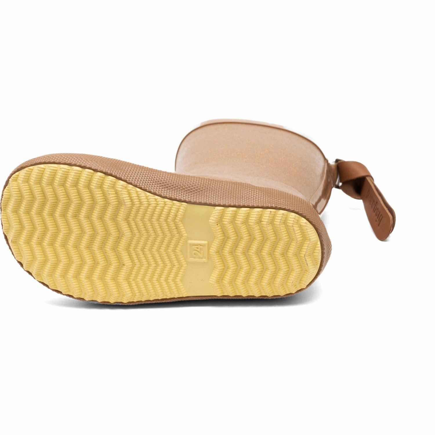 All-Terrain Use Bisgaard Brown Glitter Fashion Rubber Boot