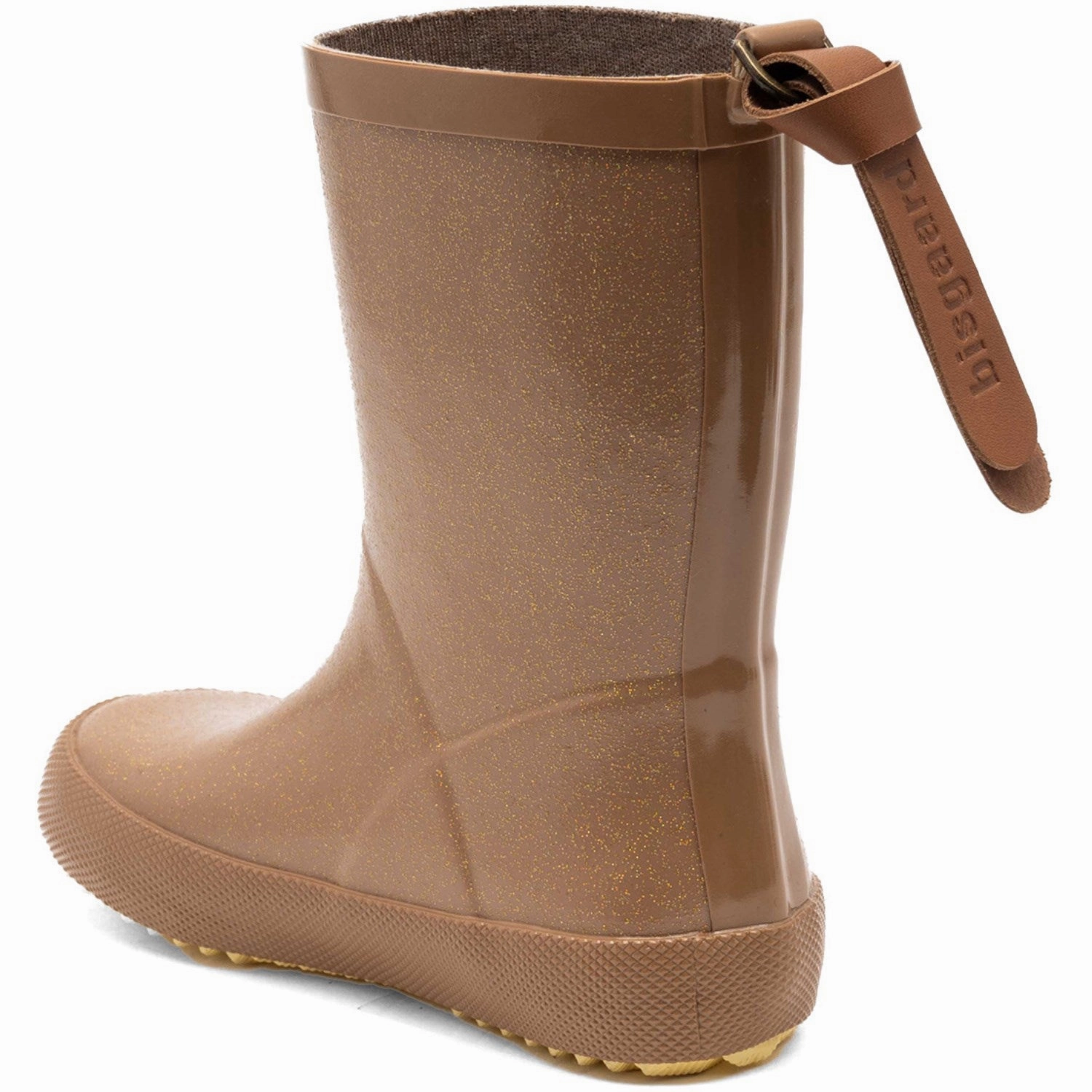 All Weather Windy Weather Flexible Frame Trail Exploration Bisgaard Brown Glitter Fashion Rubber Boot