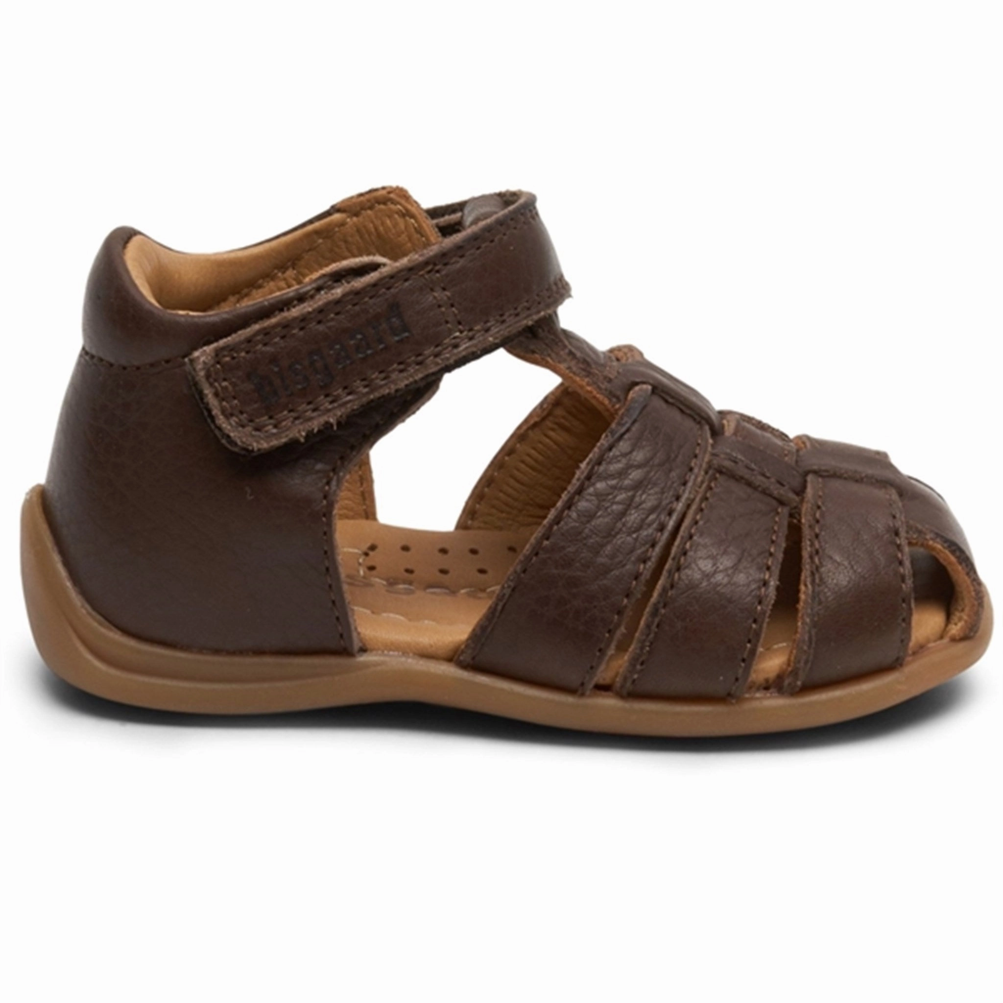 Bisgaard Carly Sandal Coffee Cushioned Comfort Gel Insole
