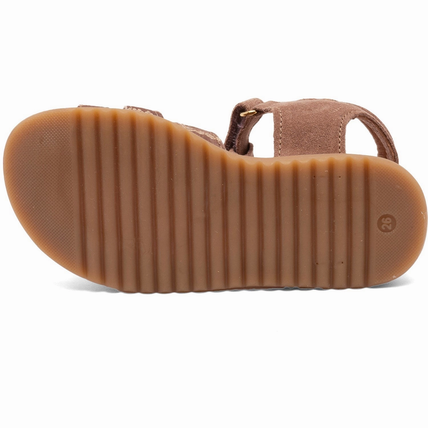 Durable Fabric Cozy Sandal Step Bisgaard Champagne Taupe Felicia Sandal