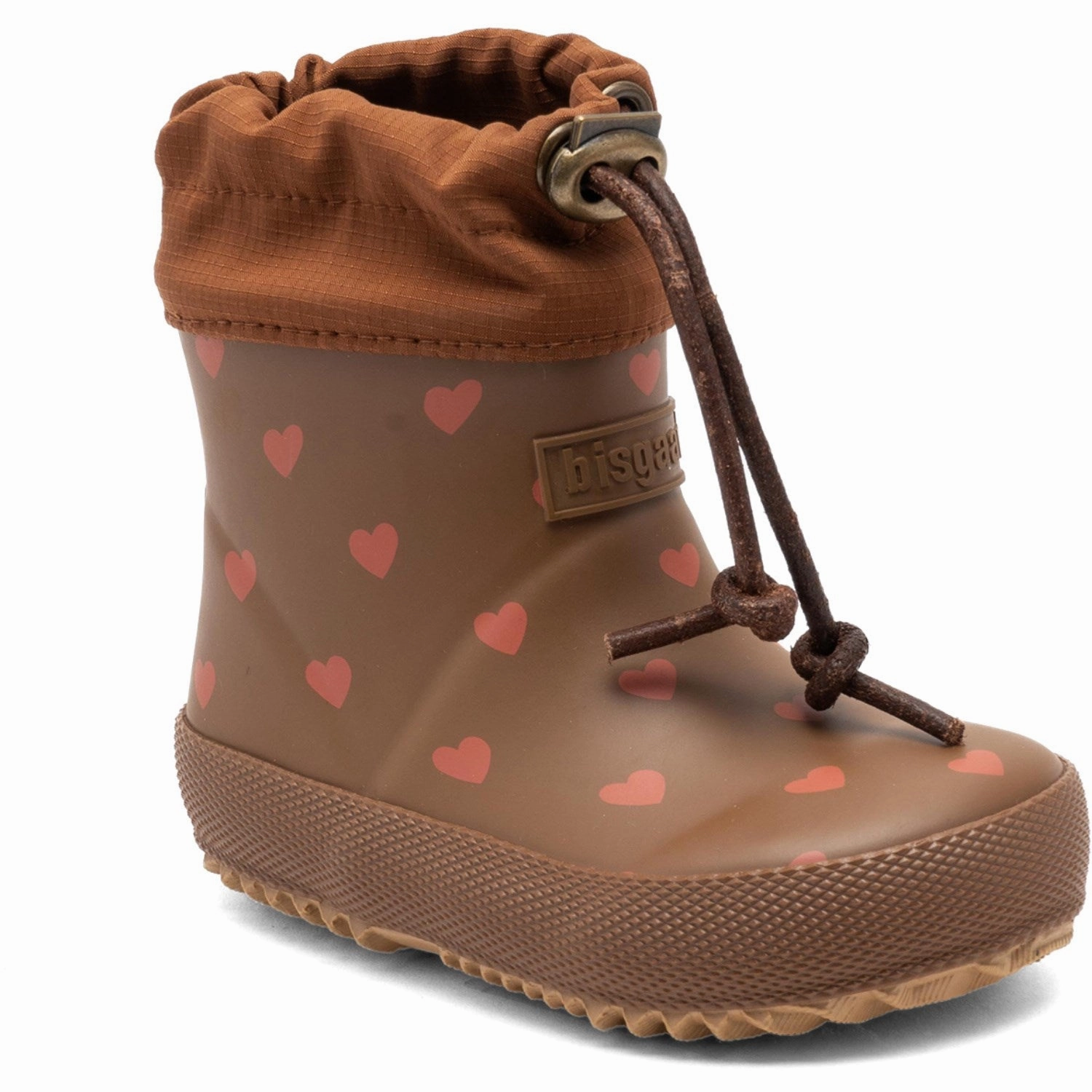 Bisgaard Chocolate Heartbeat Baby Thermo Rubber Rubber Boot Stable Structure