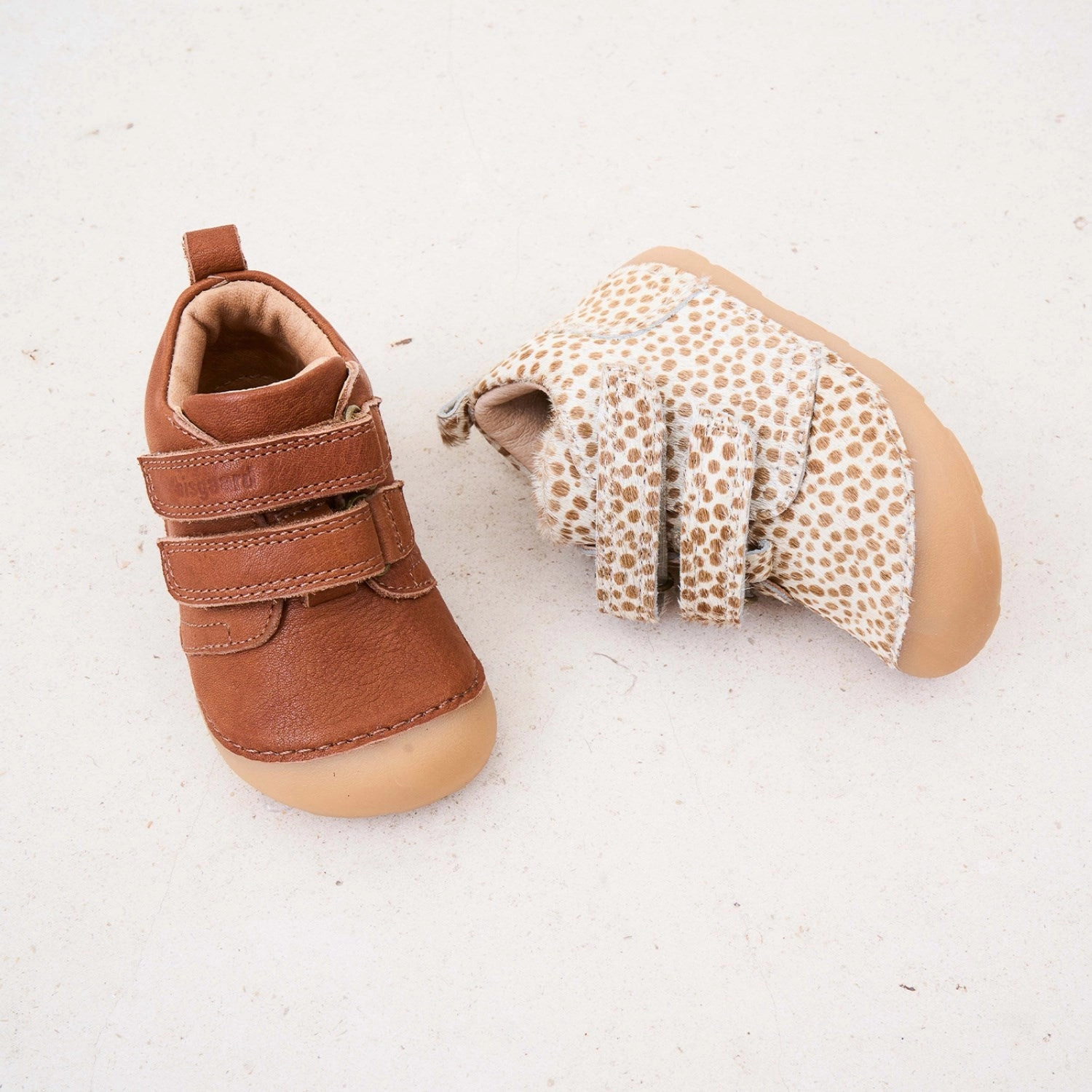 Flexible   strap Ankle friendly Bisgaard Cognac Barefoot Carter