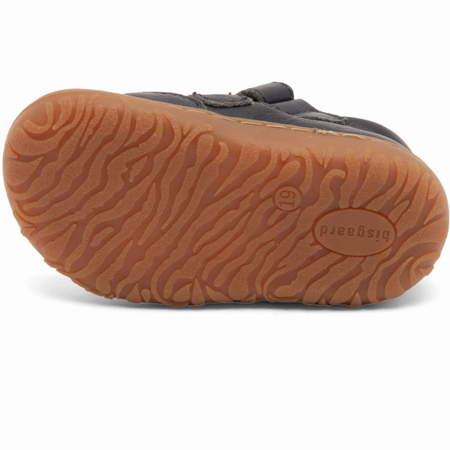 Bisgaard Dark Blue Barefoot Hana First Step Shoe On Track