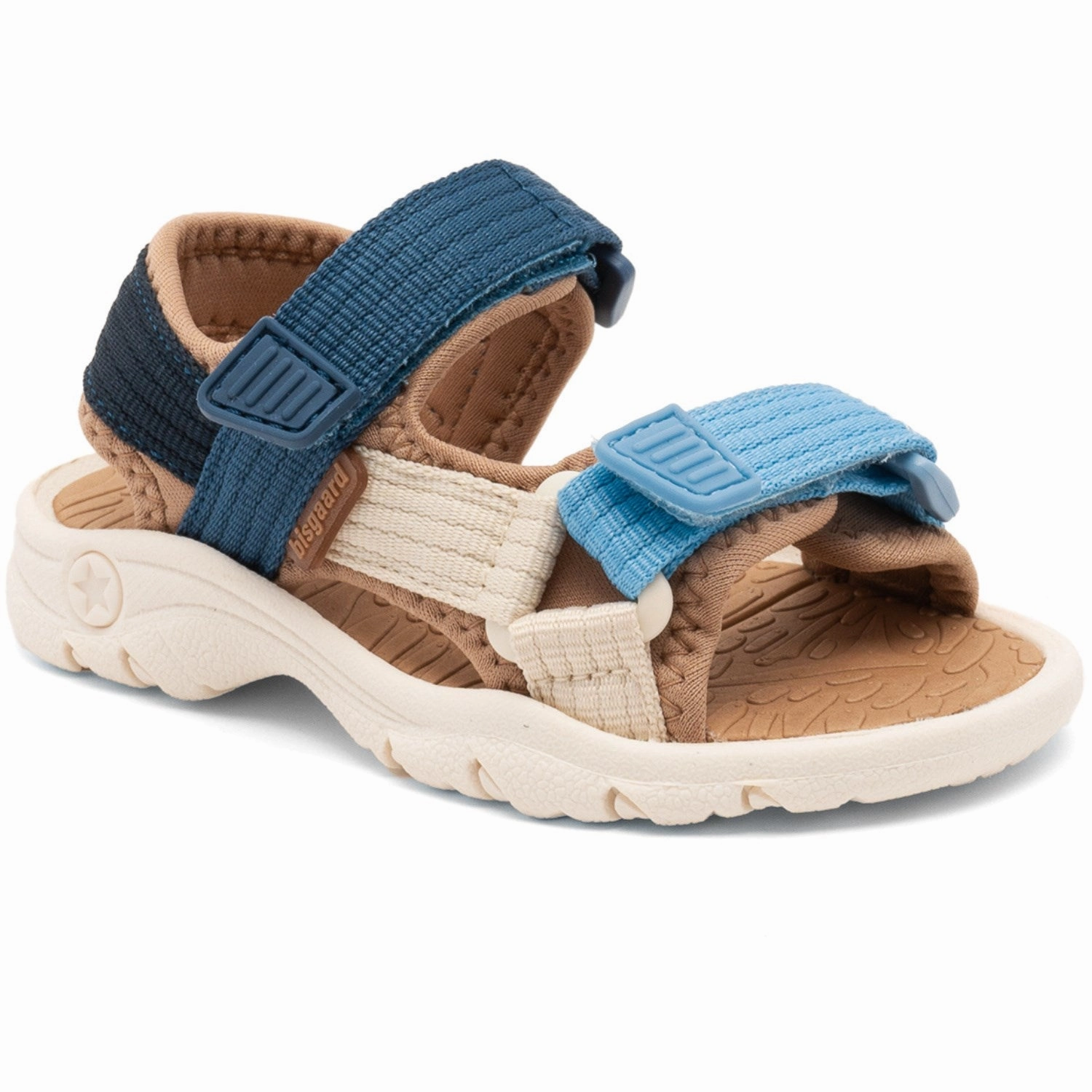 Open Toe Design TractionOutsole Bisgaard Dark Blue Nico Sandal