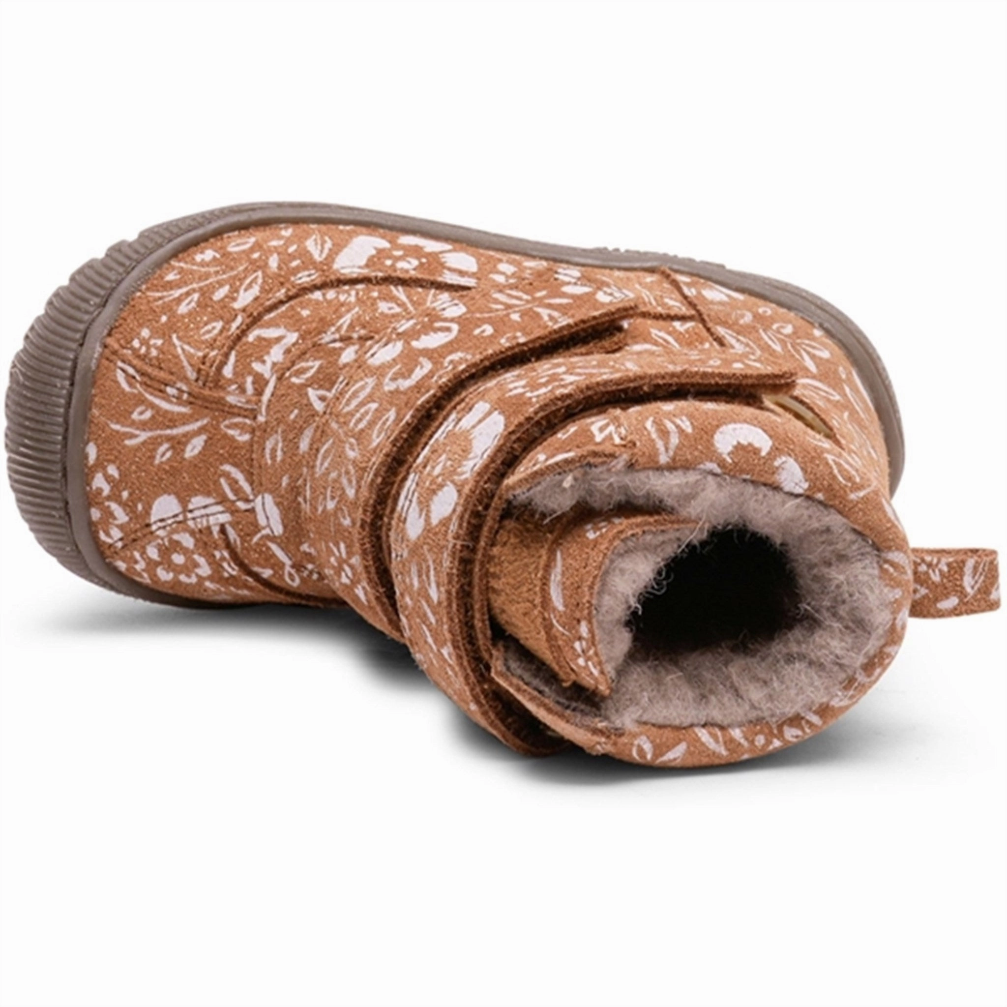 Bisgaard Ellis Tex Boots Brandy Flowers Outdoor Use slip-resistant