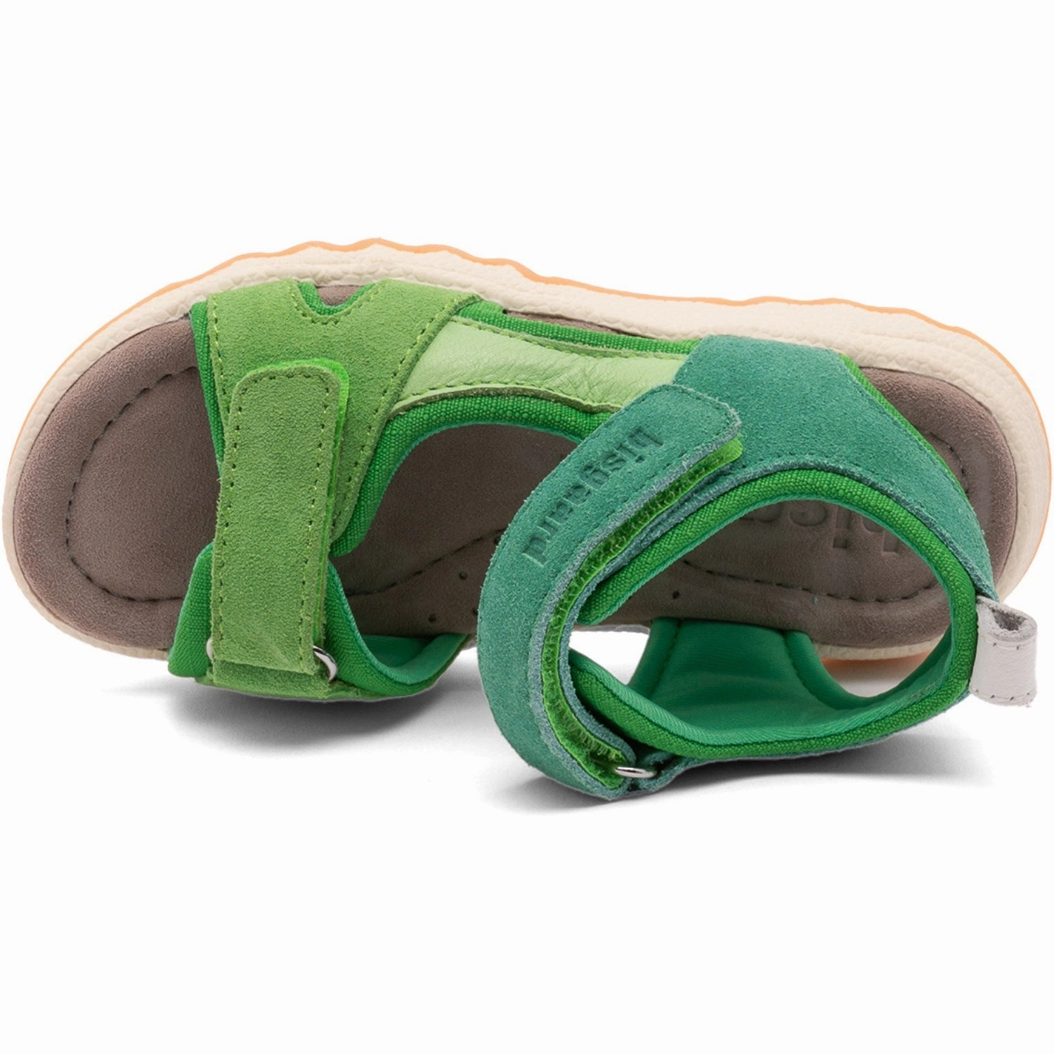 Bisgaard Forest Green Coco Sandal hypoallergenic