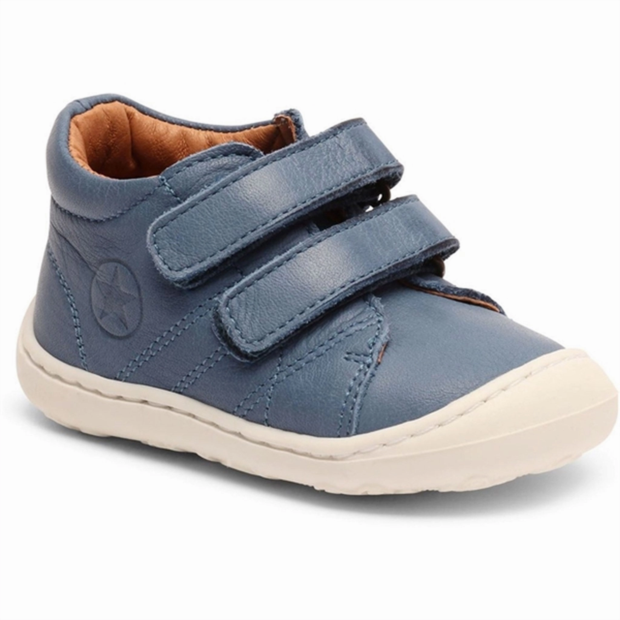 On Track Fashion Forward Bisgaard Hale First Step Shoe Cobalt