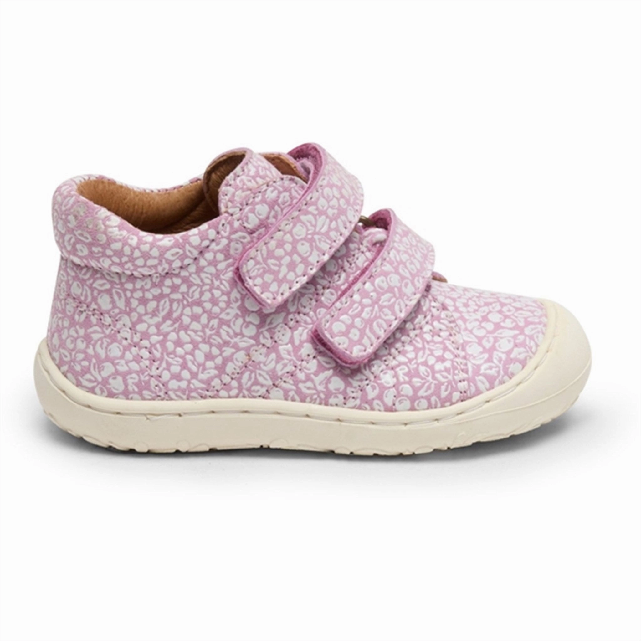 suede upper Bisgaard Hale V First Step Shoe Rose Floral