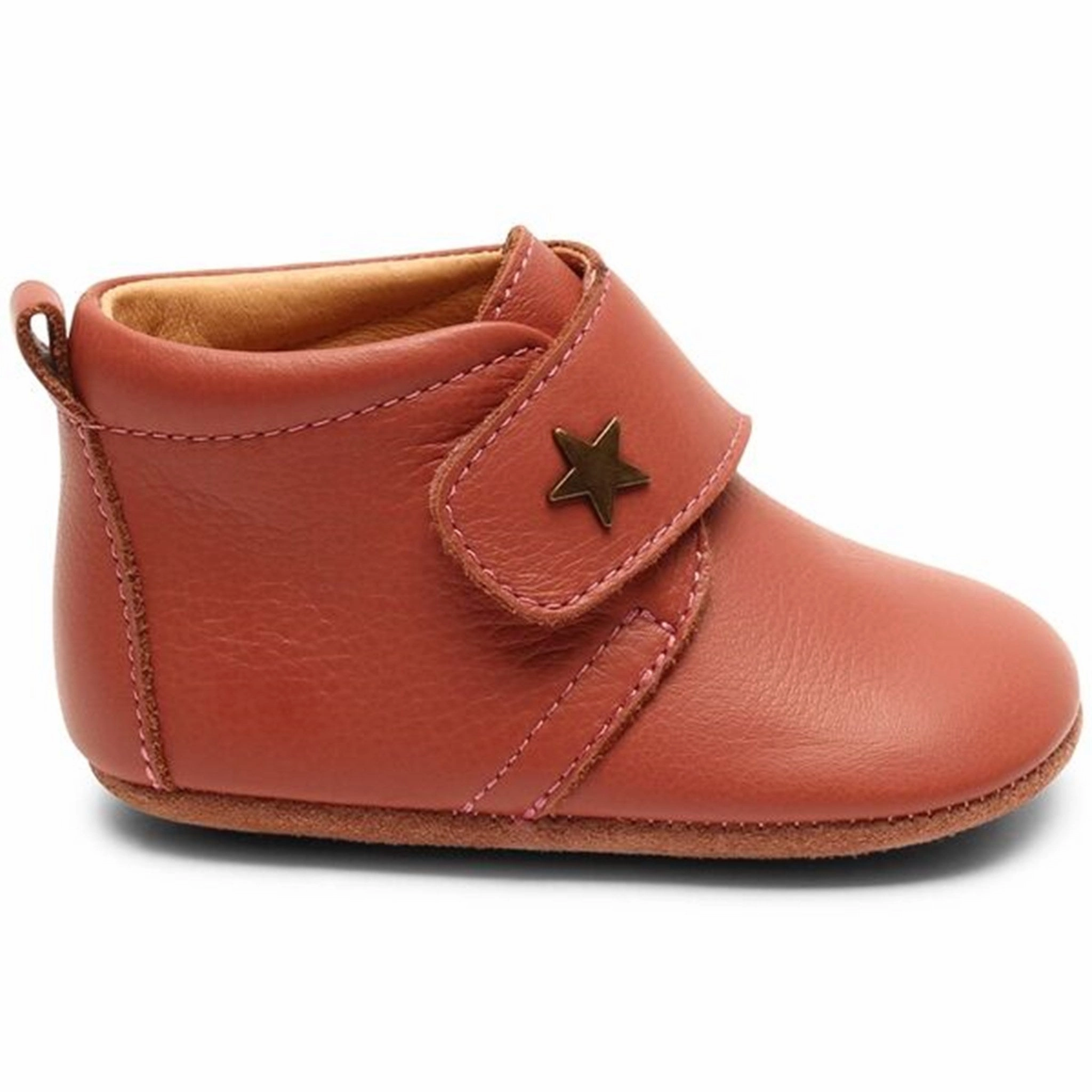 Travel sandals Bisgaard Indoor Shoes Velcro Star 12301 Old Rose