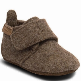 Bisgaard Indoor Shoes Wool Camel Odorless