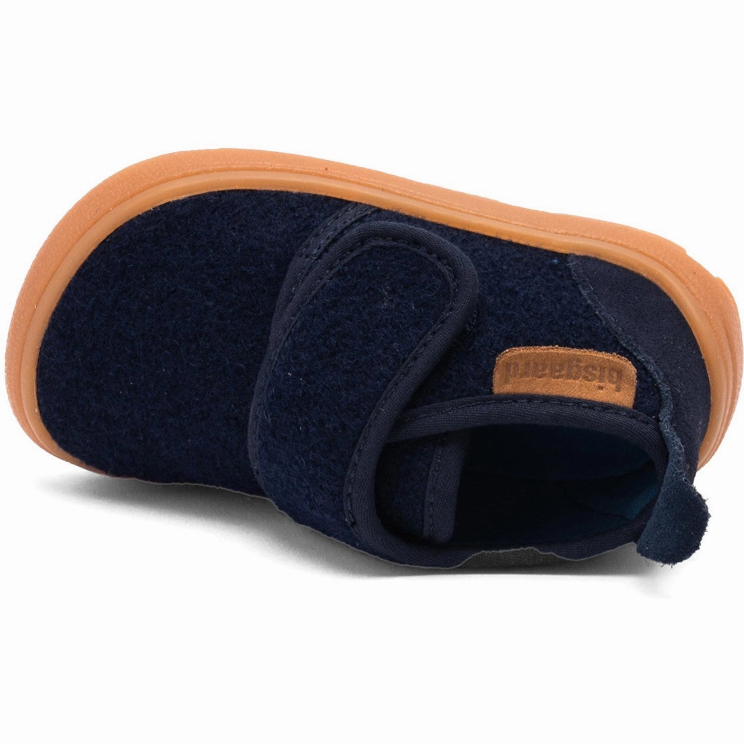 Bisgaard Navy Barefoot Basic Home Shoe Effortless Slip Fit