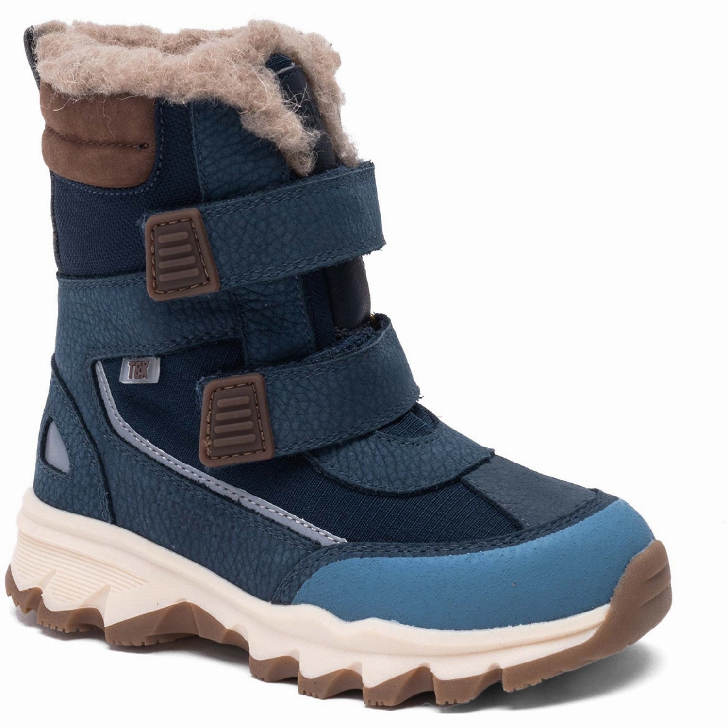 Bisgaard Navy Eddie Tex Tex Stable Support Remote Hiking Good Traction