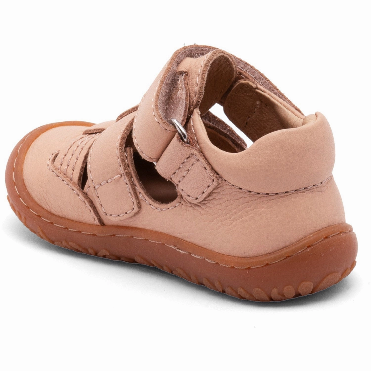 Bisgaard Nude Barefoot Hana First Step Shoe Stitch Free Lunch Walk