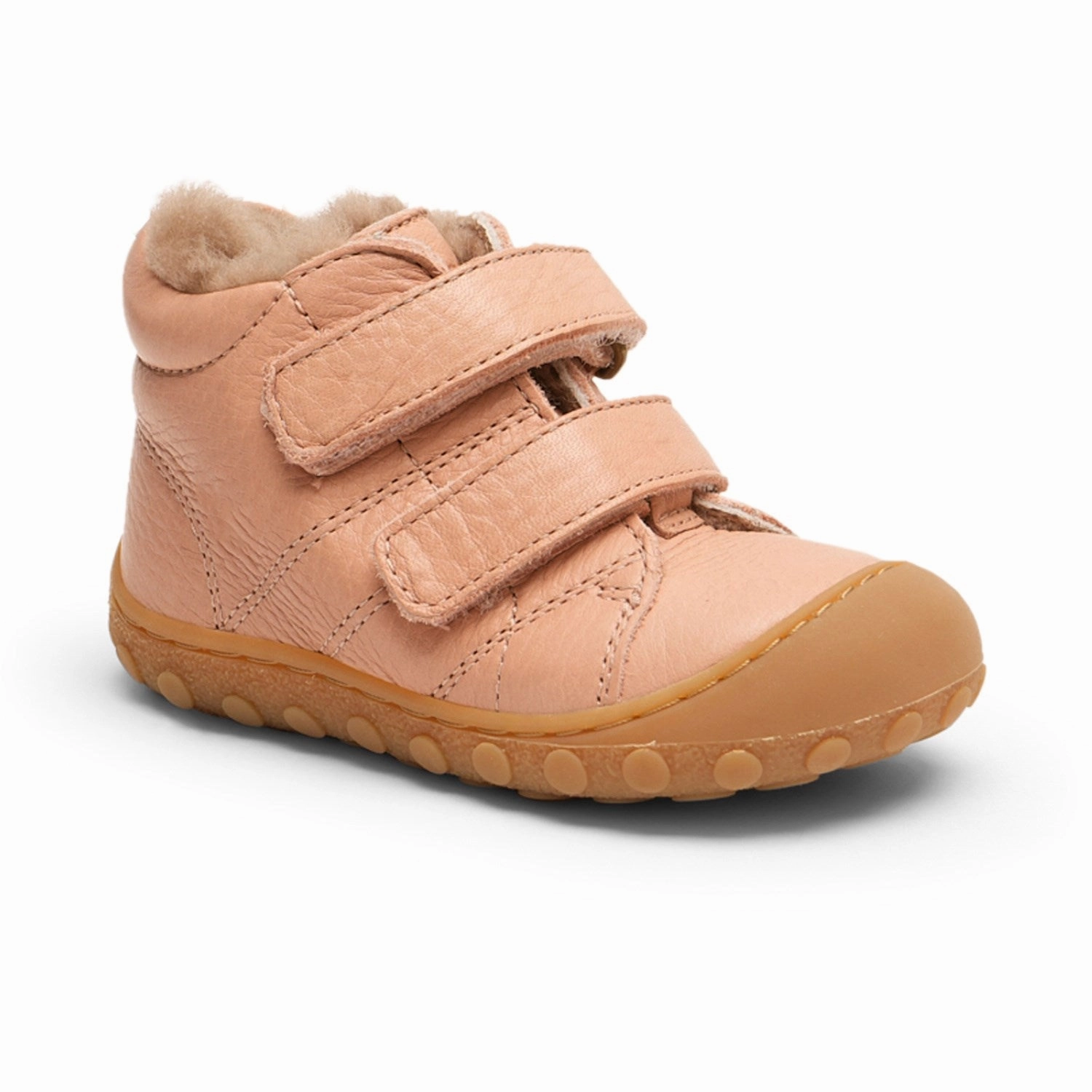 Bisgaard Nude Hale V Lamb Beginner shoes Subtle Texture Dodge Hike