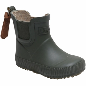Bisgaard Olive Baby Rubber Boot Holiday Feel Rugged Built Comfort Seeker