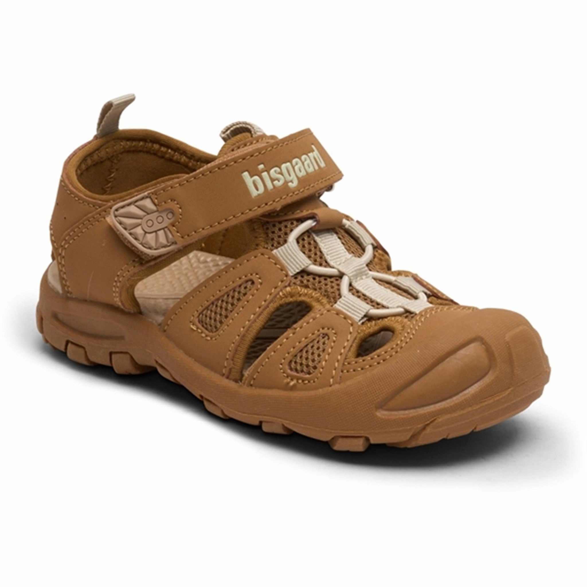 Breath Ease Anti Slip Bisgaard Parker Velcro Sandal Brown