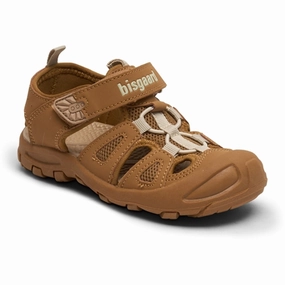 Breath Ease Anti Slip Bisgaard Parker Velcro Sandal Brown